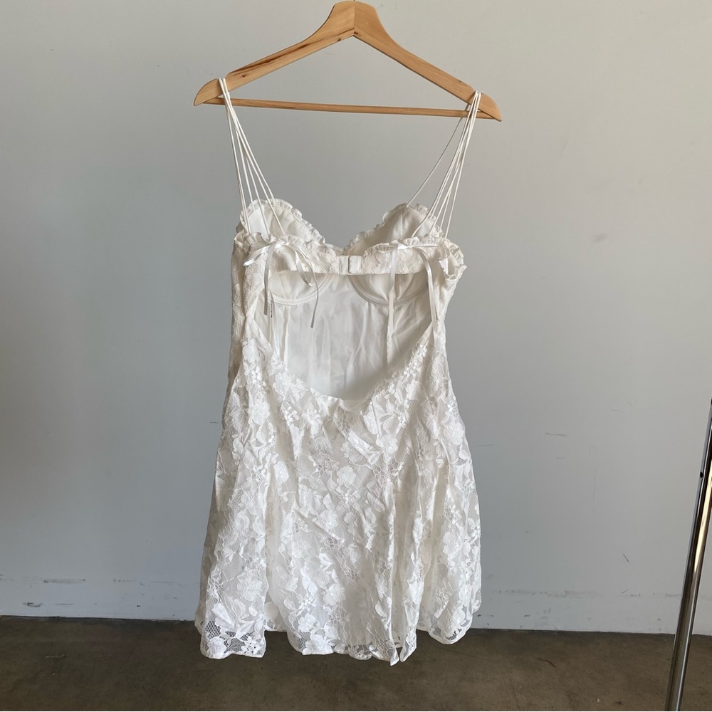 For Love And Lemons White Lace Mini Dress - Picture 10 of 14